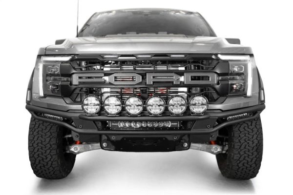 Addictive Desert Designs 2021-2024 Ford F-150 Raptor Race Series Front Bumper Light Hoop For Discount