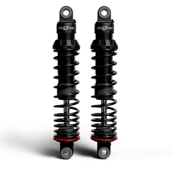 Progressive 82-19 Harley FXR Sportster 494 Series Shocks 14.0in Bearing - Black Hot on Sale