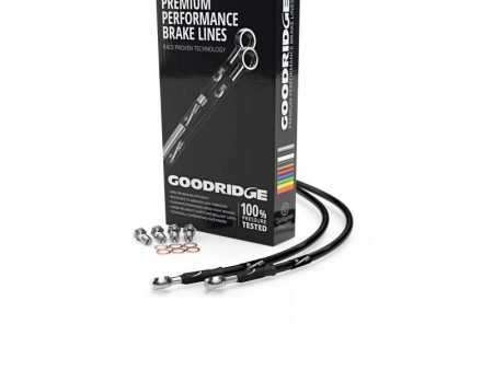 Goodridge 06-08 Ducati 696 Monster Black Clutch Lines Hot on Sale