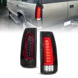 ANZO 88-99 Chevy GMC C K1500 2500 3500 Full LED Light Tube Taillights Black Housing Smoke Lens Online Hot Sale