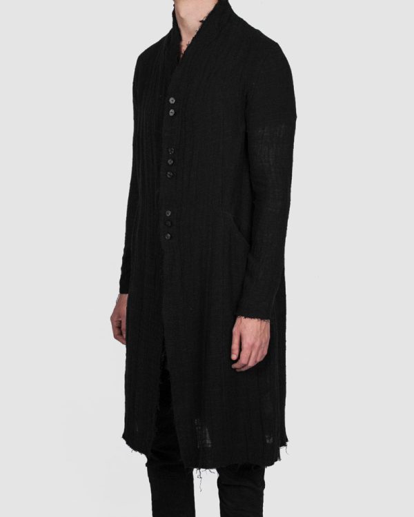 Audur gauze cardigan - black Online now