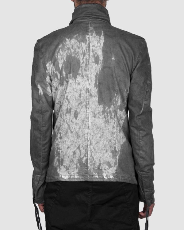 Short cotton jacket stained Hot on Sale