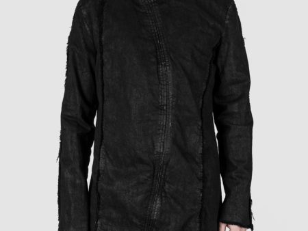 Coated highneck jacket Hot on Sale