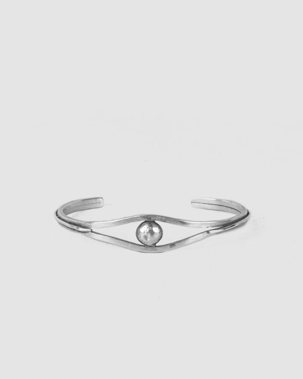 Silver drop bracelet on Sale