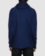 Zip up hodded sweatshirt royal blue Fashion