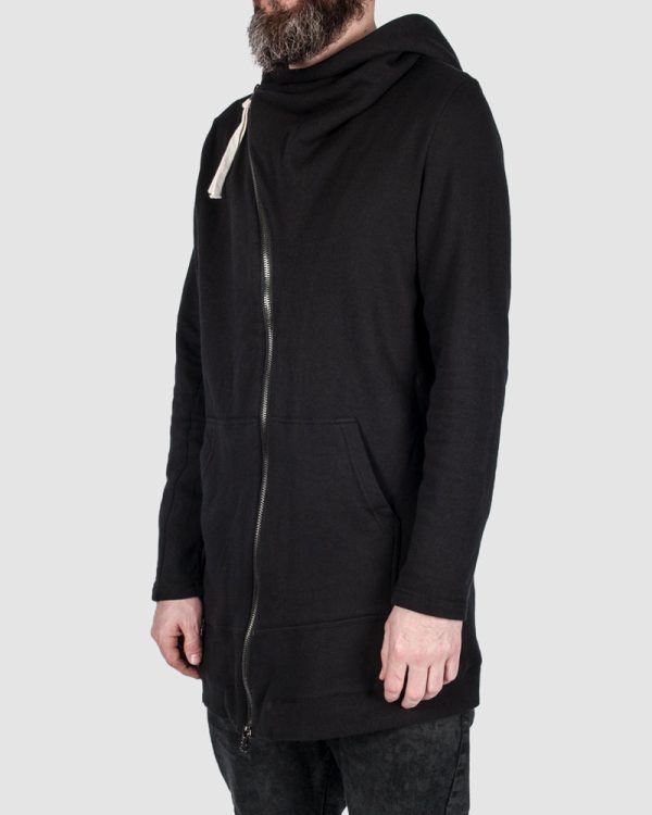 Asymmetric zip hoodie Sale