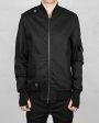 Dizzee bomber jacket black on Sale