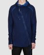 Zip up hodded sweatshirt royal blue Fashion