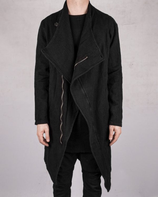 Asymmetric buckram jacket Online