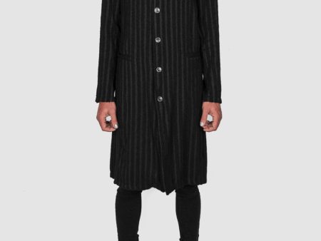 Striped unlined coat Online Sale