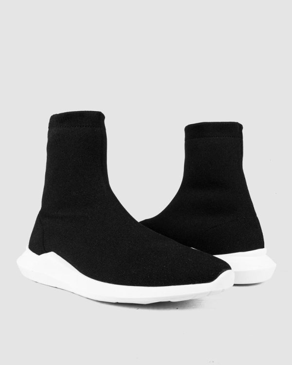 High-top stretch knit sneakers - Limited edition Online Hot Sale