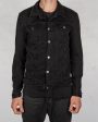 Denim sport jacket black on Sale