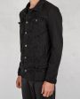 Denim sport jacket black on Sale