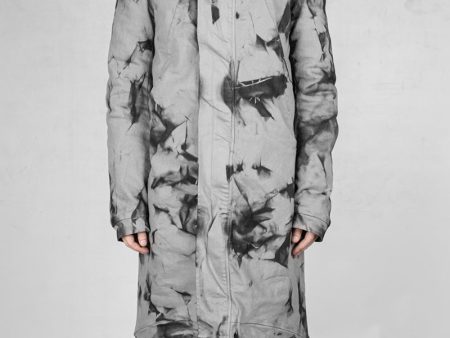 Fishtail parka coat smoke For Cheap