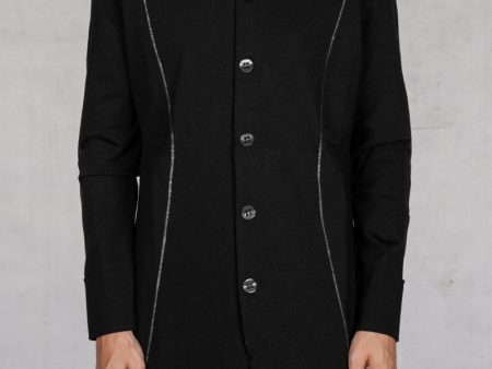 Contrast seam blazer Fashion