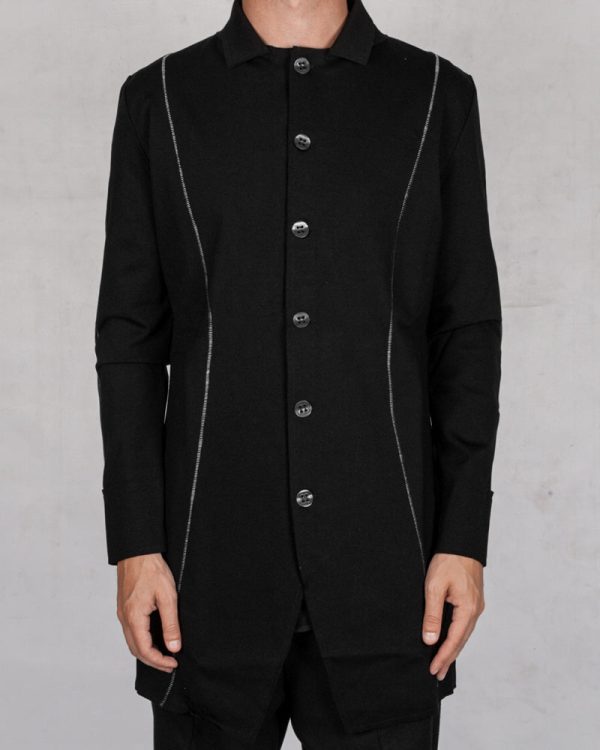 Contrast seam blazer Fashion