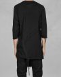 Asymmetric cotton t-shirt - 3 4 Sleeves Fashion