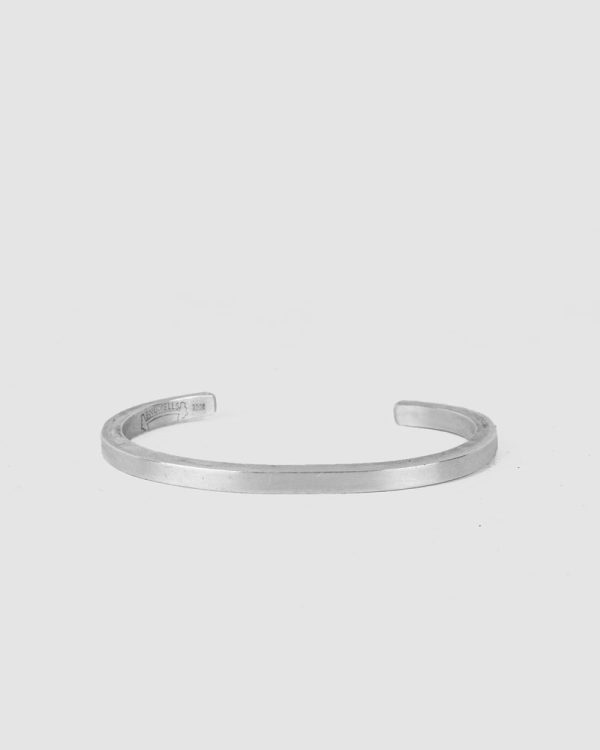 Thick blank silver bracelet Online Hot Sale