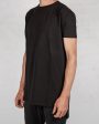 Stretch cotton t-shirt black Online Hot Sale