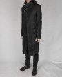 Spinal strap front cotton coat For Sale