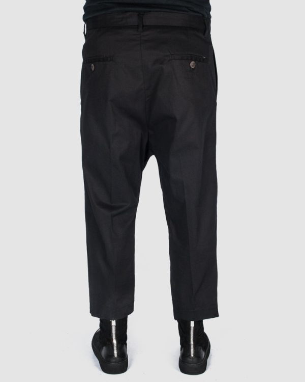 Cropped deep crotch pants For Cheap