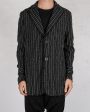 Pinstripe cotton jacket Online